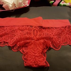 PINK flora cheeky panty